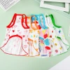 Spring and summer pet clothing, a variety of pleated, elastic and drawstring straps, Pomeranian clothing, teddy dog clothes, casual dog clothing Application Scenario